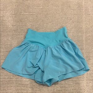 Aerie Blue Skorts with Flowy Design